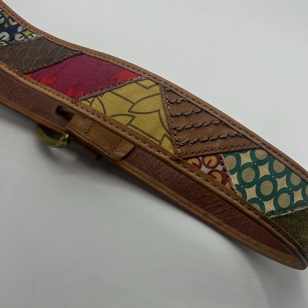 Fossil, Leather And Patchwork Belt - image 4